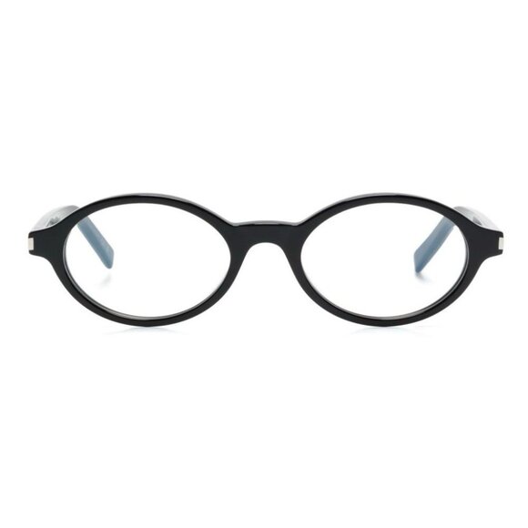 NEW SAINT LAURENT BLACK ROUND SL751 JEANNE OPT 001 EYEGLASSES SL 751 001 EYEWEAR - Picture 3 of 4